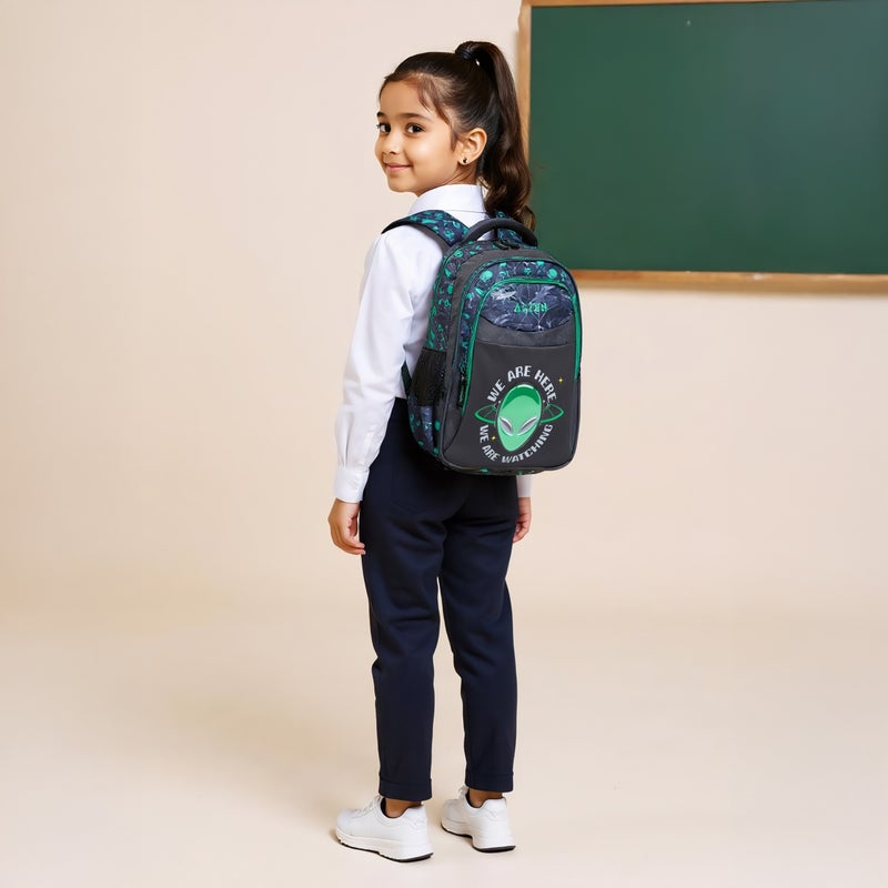 LIFESTYLE Alien Print Backpack for Kids - Image 3